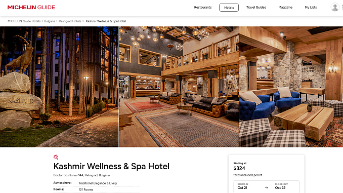 Kashmir Wellness Spa Hotel Michelin